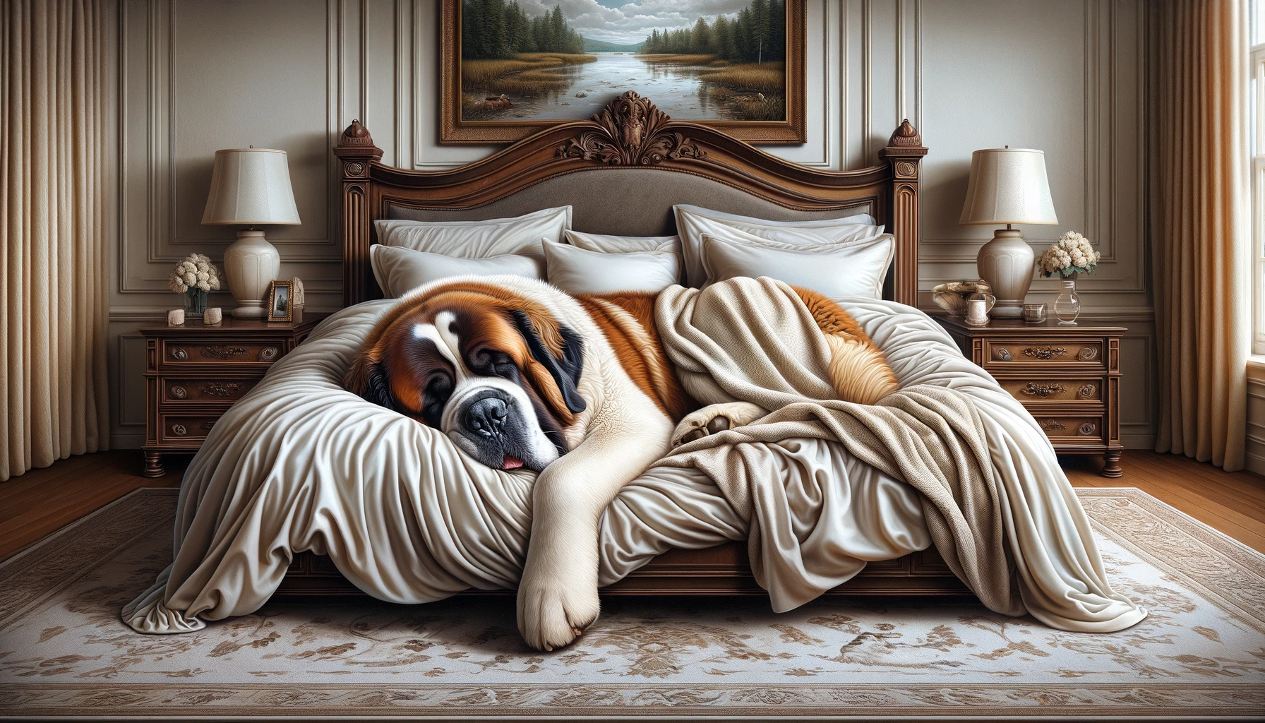 10 Canine Companions Famous for Dominating Bed Real Estate